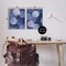 Stupell Industries Abstract Blue Purple Circle Bubbles 2 pc Framed Giclee Wall Art Set Design by Grace Popp